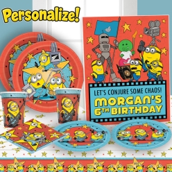 *Minions PERSONALIZED Birthday Party Pack for 8